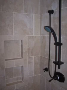 Bathroom tile wall | Gillenwater Flooring